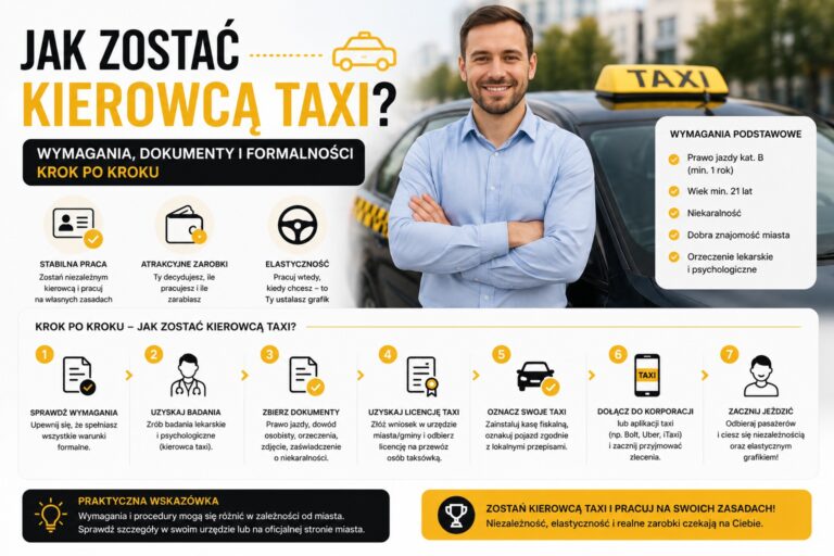 Jak zostać kierowcą taxi