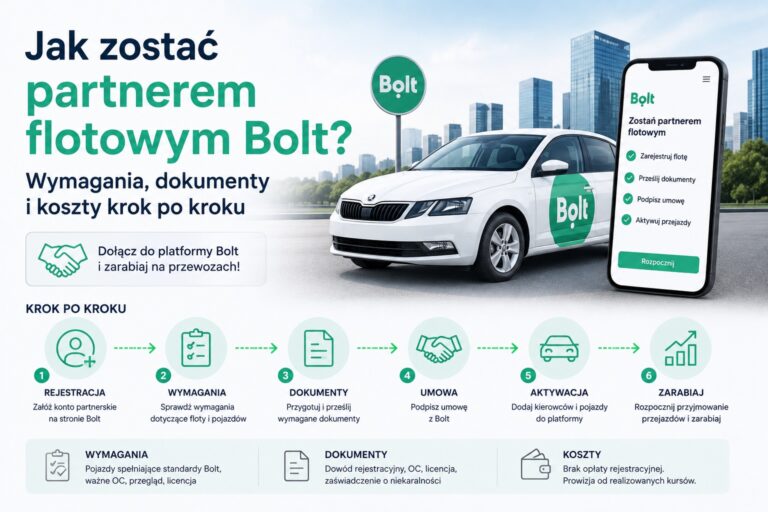 Jak zostać partnerem flotowym Bolt