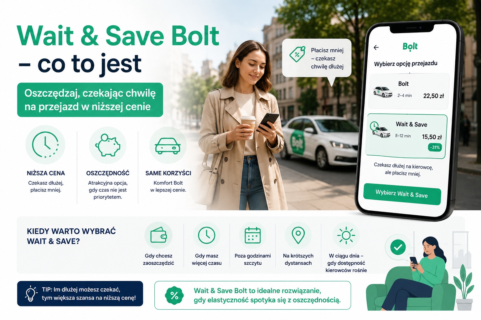 Wait & Save Bolt — co to jest i kiedy warto wybrać tę opcję